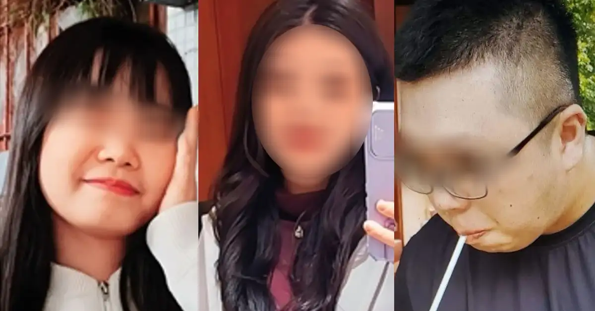 河口湖命案懶人包,死者(中)。(圖/翻攝FB)