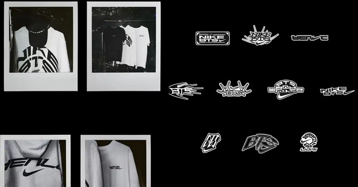BTS x Nike聯名登台。（圖／翻攝Instagram)