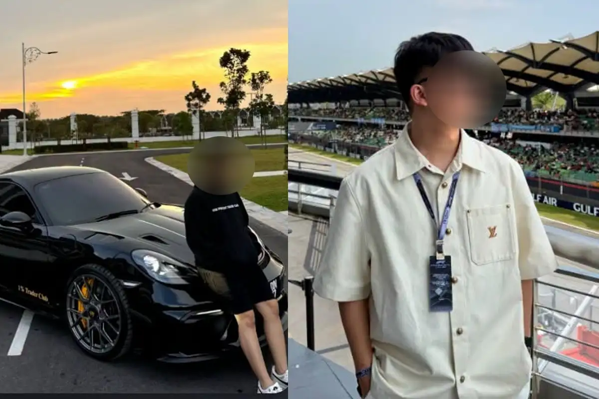 蔡澤俊開藍寶堅尼遇死劫。(圖/翻攝IG )