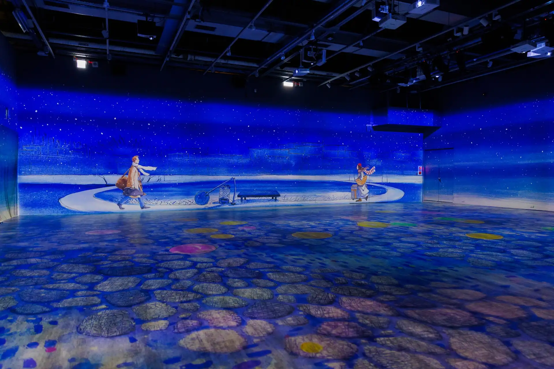 《與幾米頭碰頭》是全境式沉浸互動展。(圖/墨策國際提供)