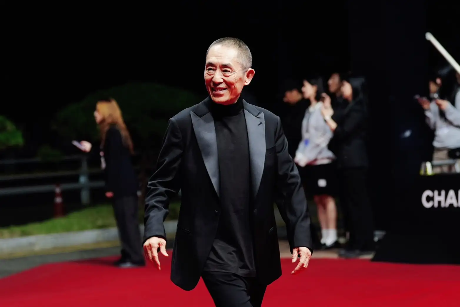 張藝謀擔任今年釜山影展的評審團主席。(圖/記者陳明中攝)
