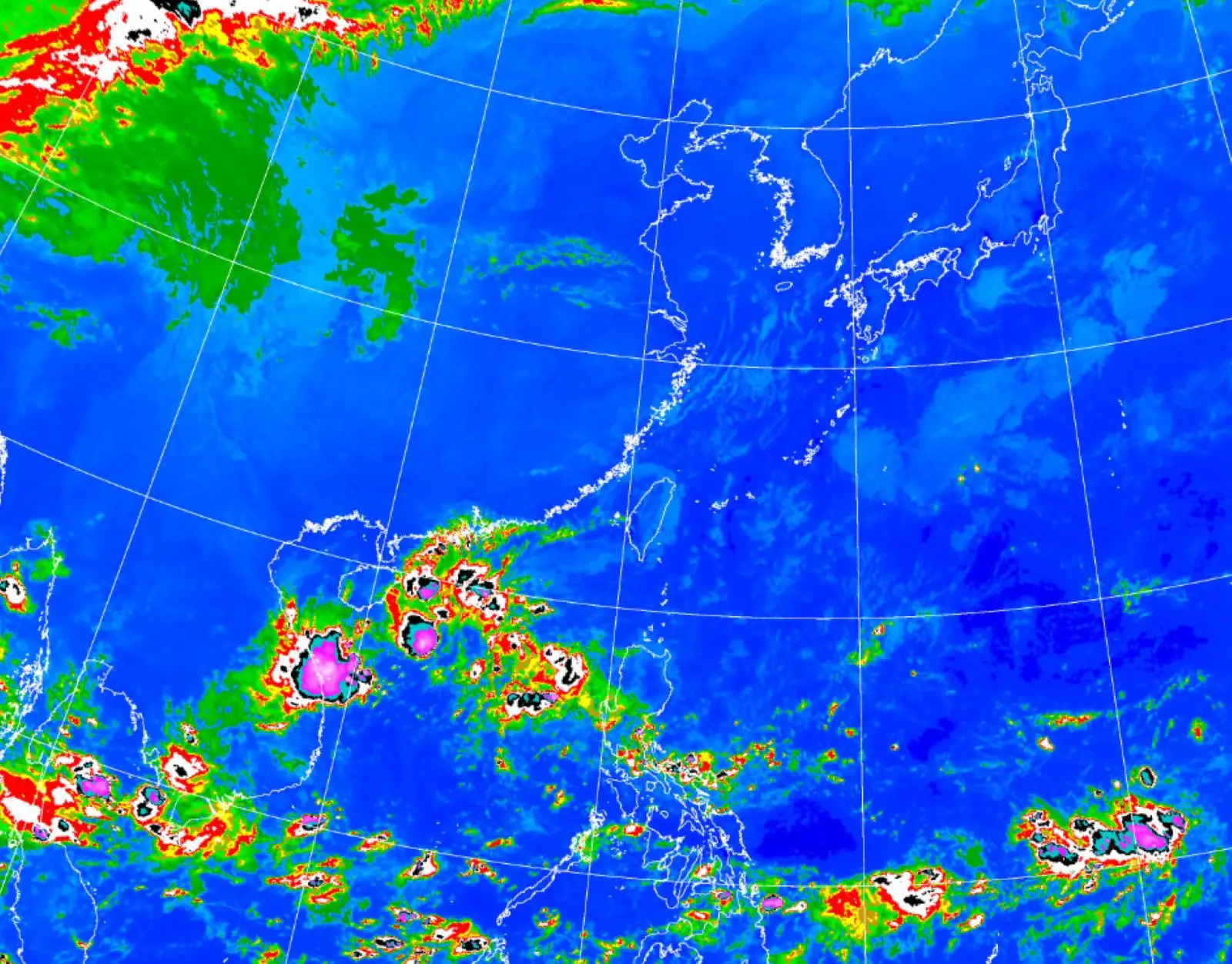 今天天氣回溫。(圖/中央氣象署)