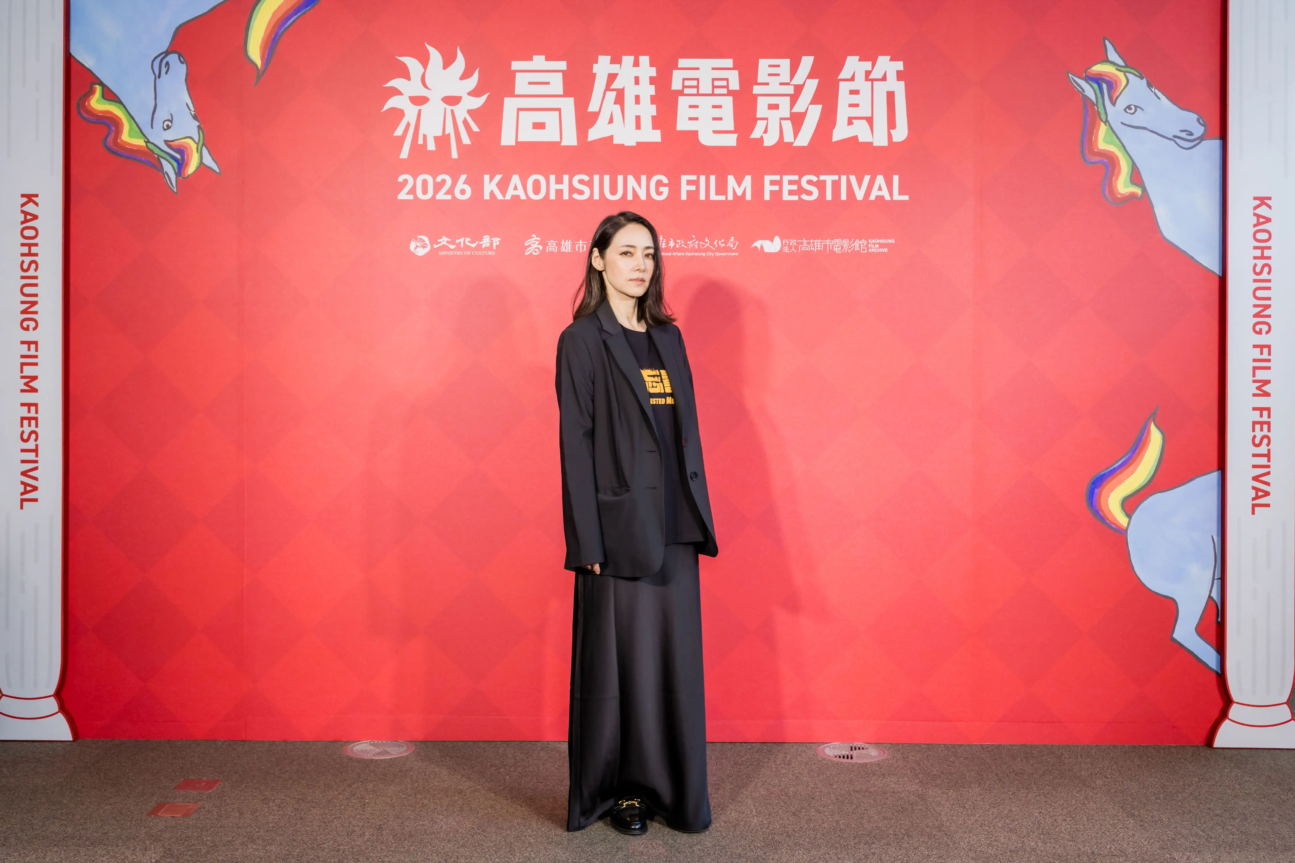 霧島麗香首次造訪高雄。(圖/高雄電影節提供)