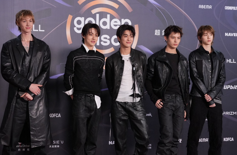 CORTIS紅毯率先登場。（圖／記者陳明中攝）