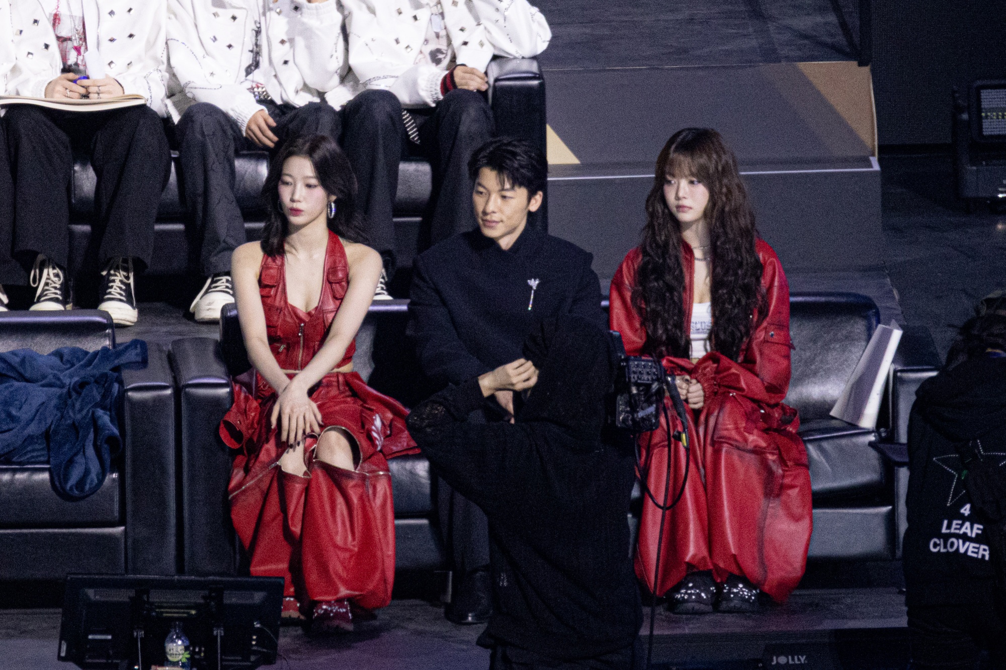 許光漢跟LE SSERAFIM再度同台。(圖/讀者提供)