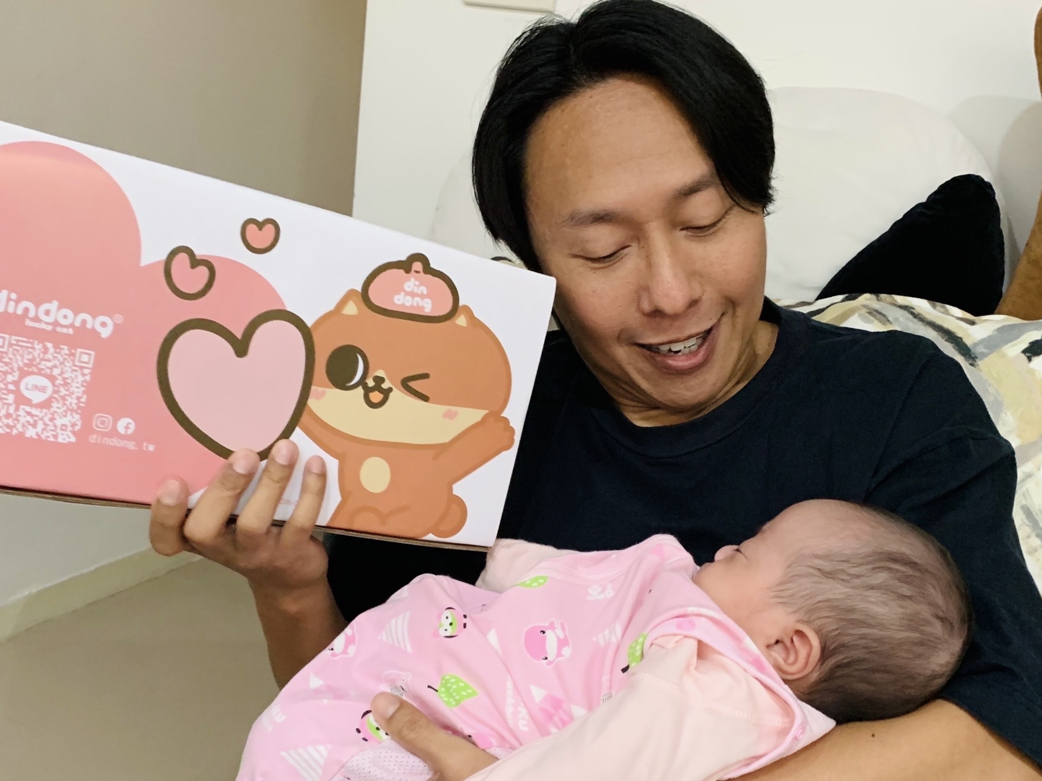 港星張啟樂成為新手爸爸。（圖／張啟樂提供）