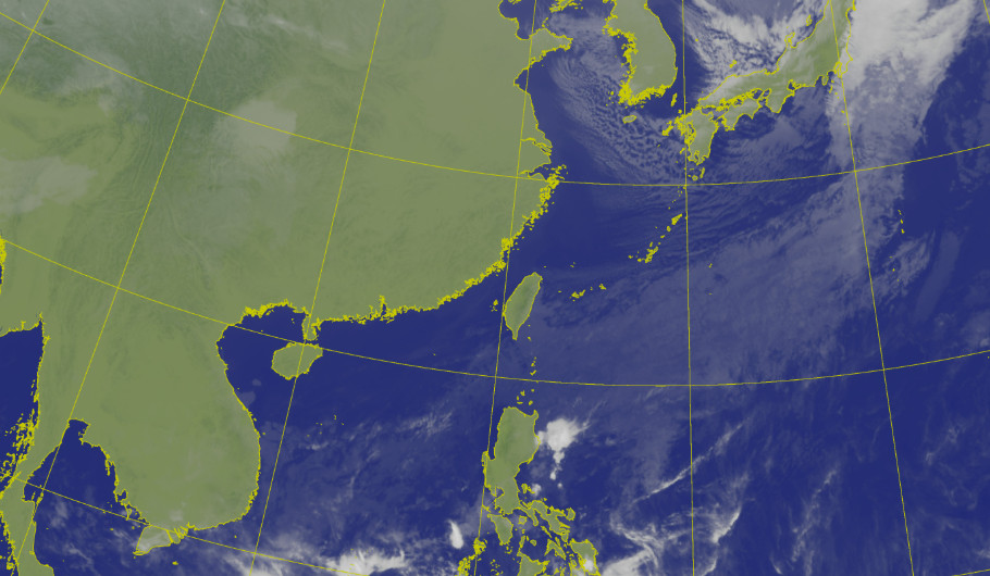 今天仍受大陸冷氣團影響,不過明天開始冷空氣減弱,各地持續回溫。(圖/中央氣象署)