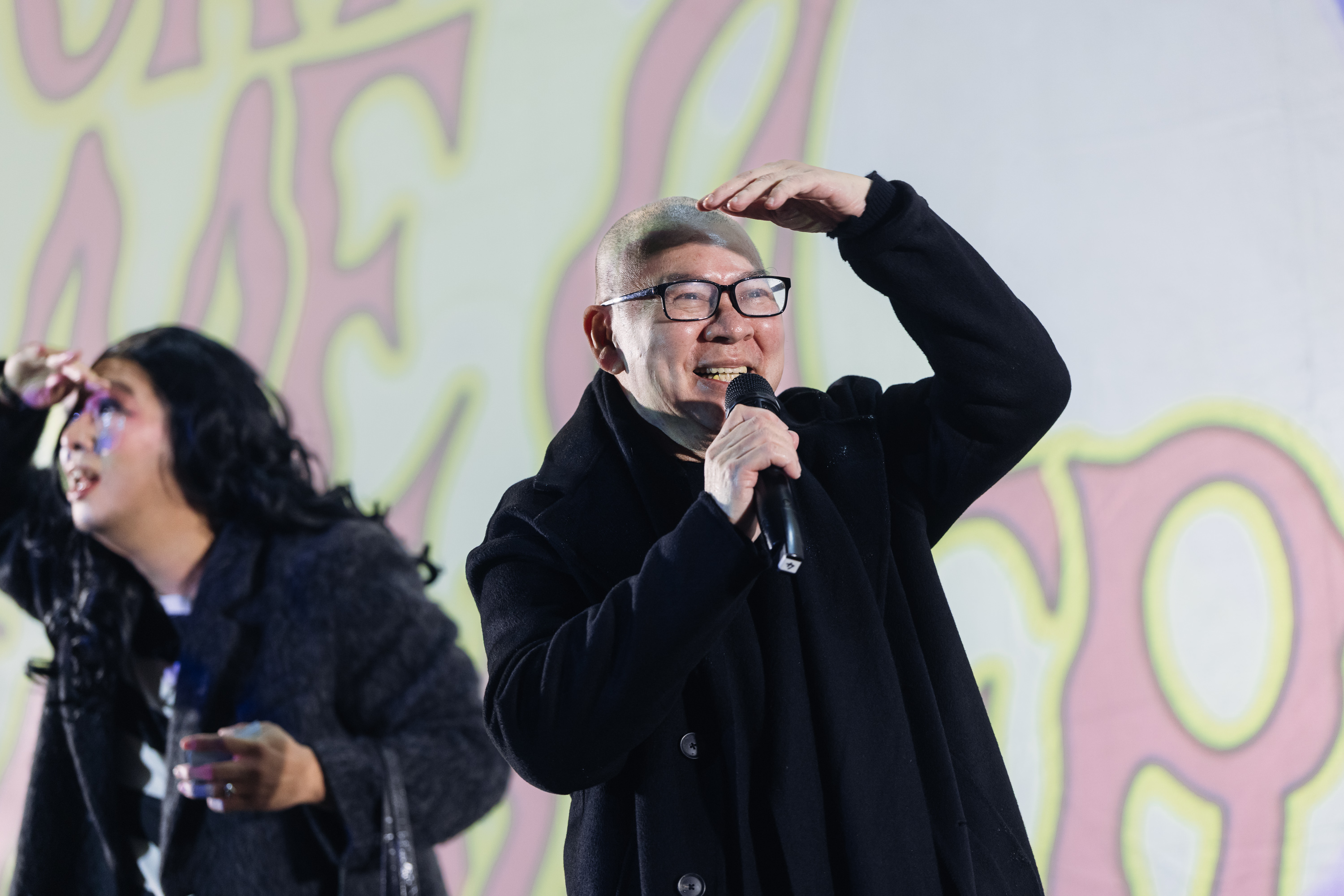 《愛情萬歲》導演李康生陪著影迷一起跨年。（圖／國家影視聽中心提供）