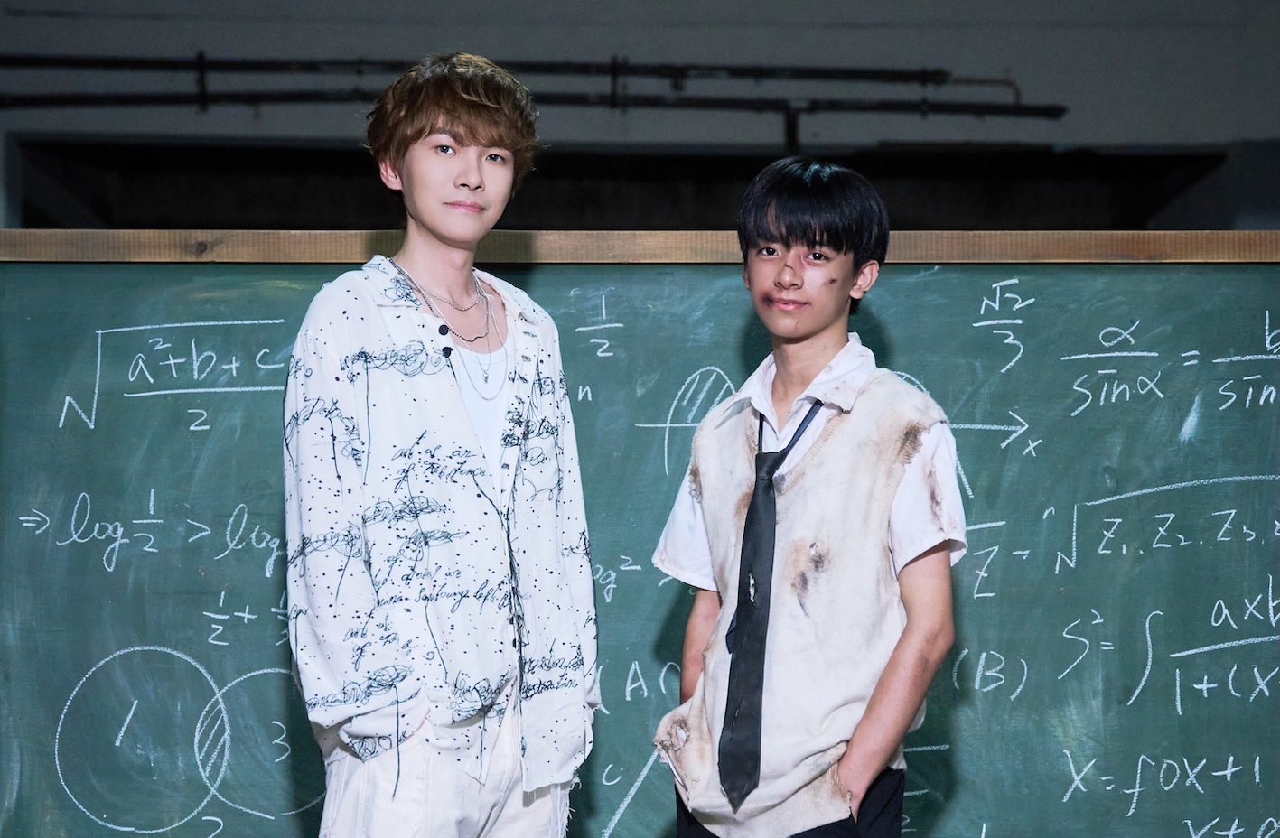 樂團生命樹主唱小王子以及MV男主角佑群。(圖/植光土壤音創提供)