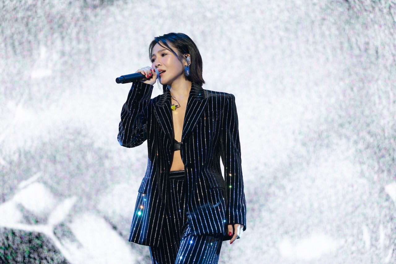 梁文音跨年夜很性感。(圖/寬寬整合提供)