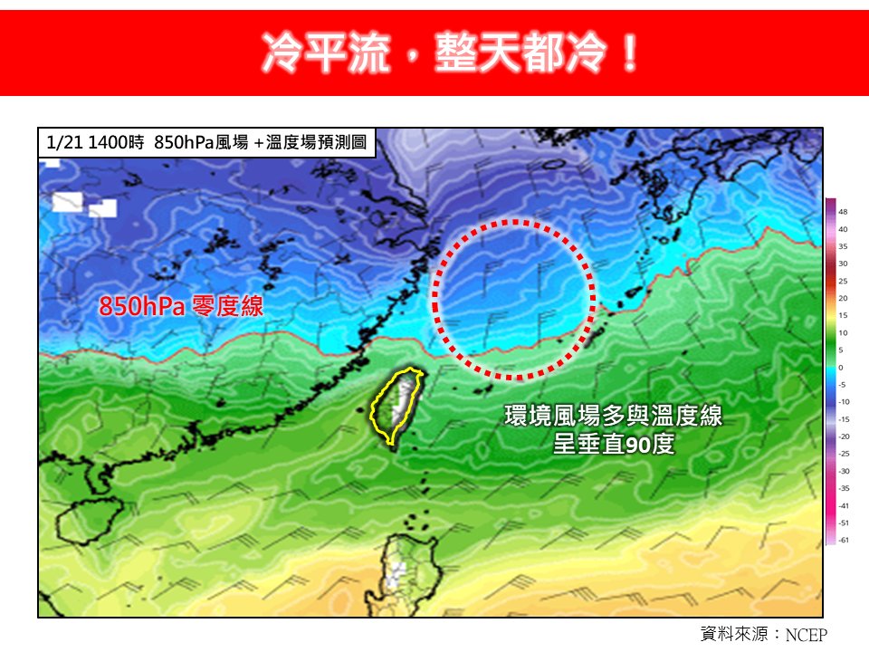 下週二起有新一波冷空氣報到。（圖／翻攝自林老師氣象站臉書）