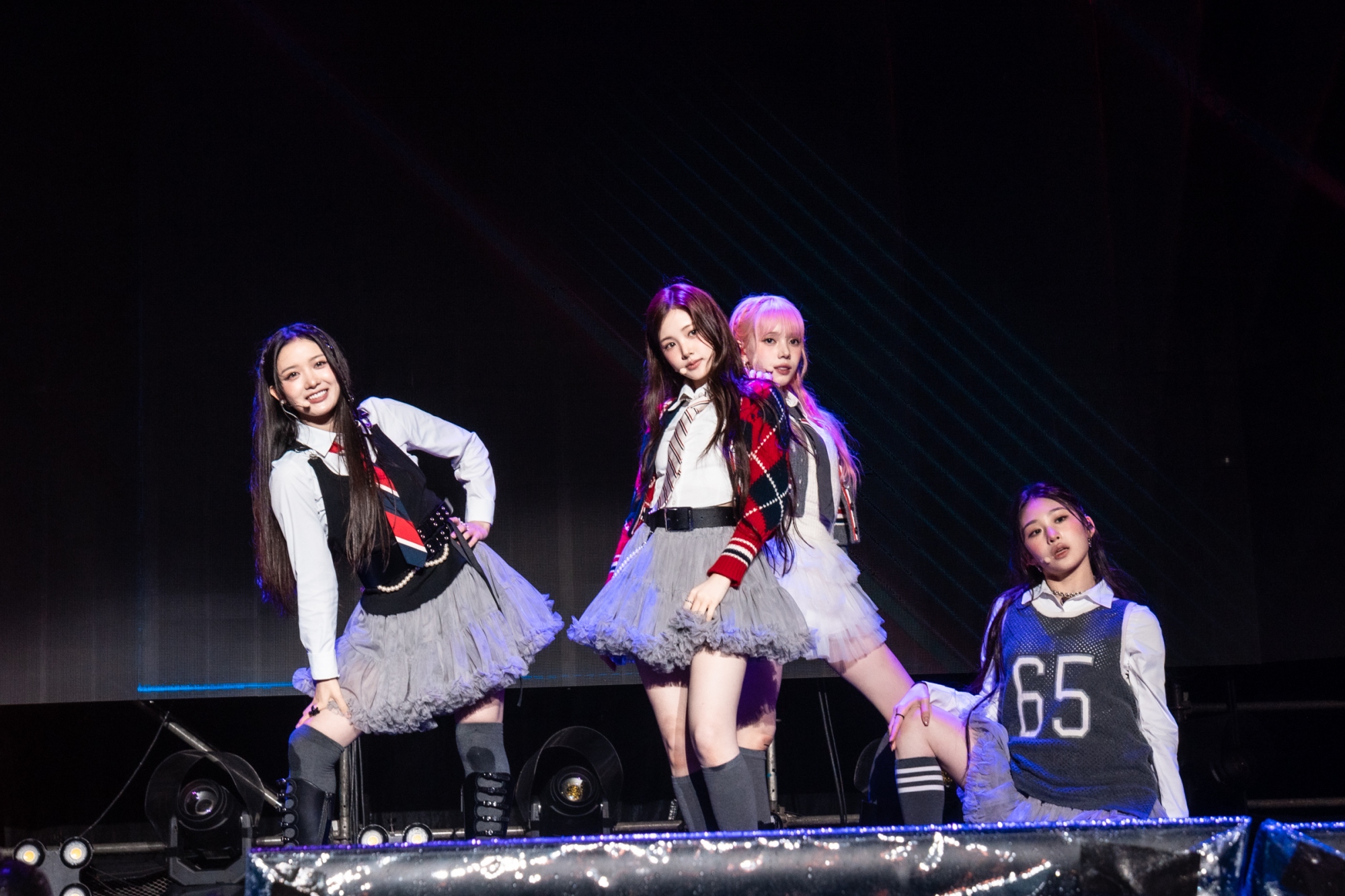 韓國新生代女團 Baby DONT Cry登上新北跨年舞台。（圖／寬寬整合行銷提供）