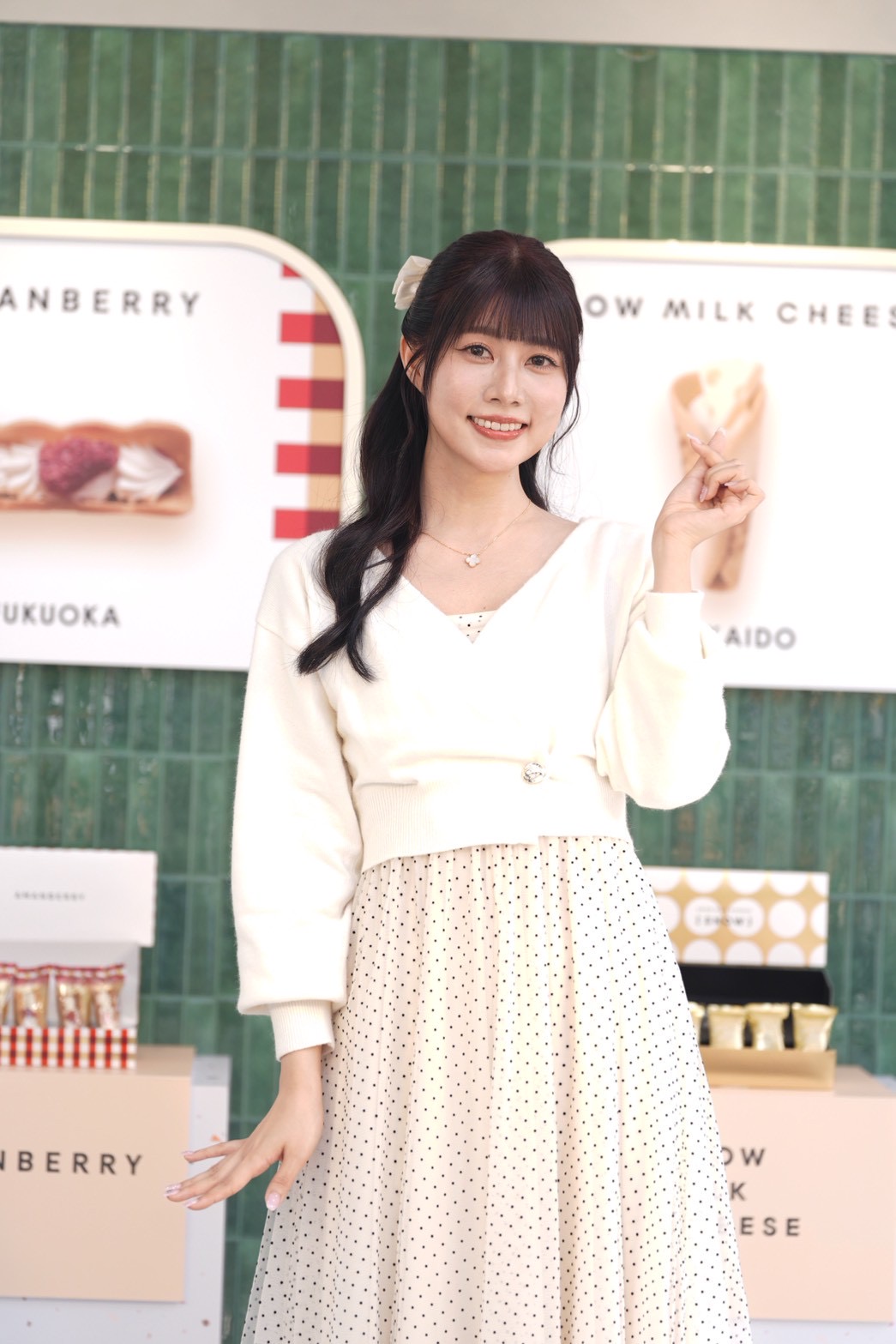 阿部瑪利亞出席OMIYAGE+快閃活動。（圖／記者陳明中攝）