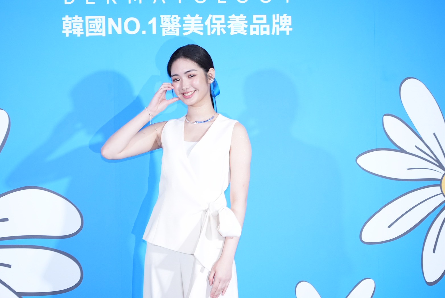 雷嘉汭出席保養品活動。(圖/許方正攝)