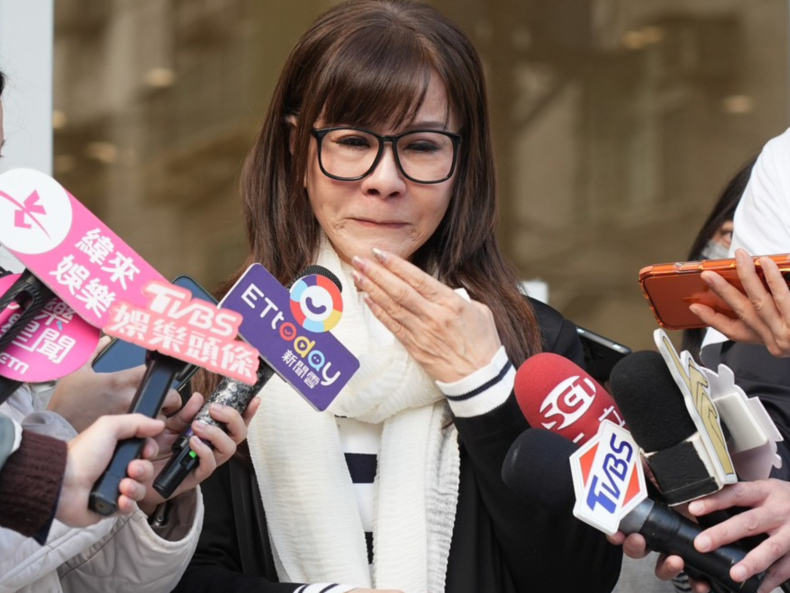 龍千玉傷痛欲絕。（圖／娛樂中心攝）