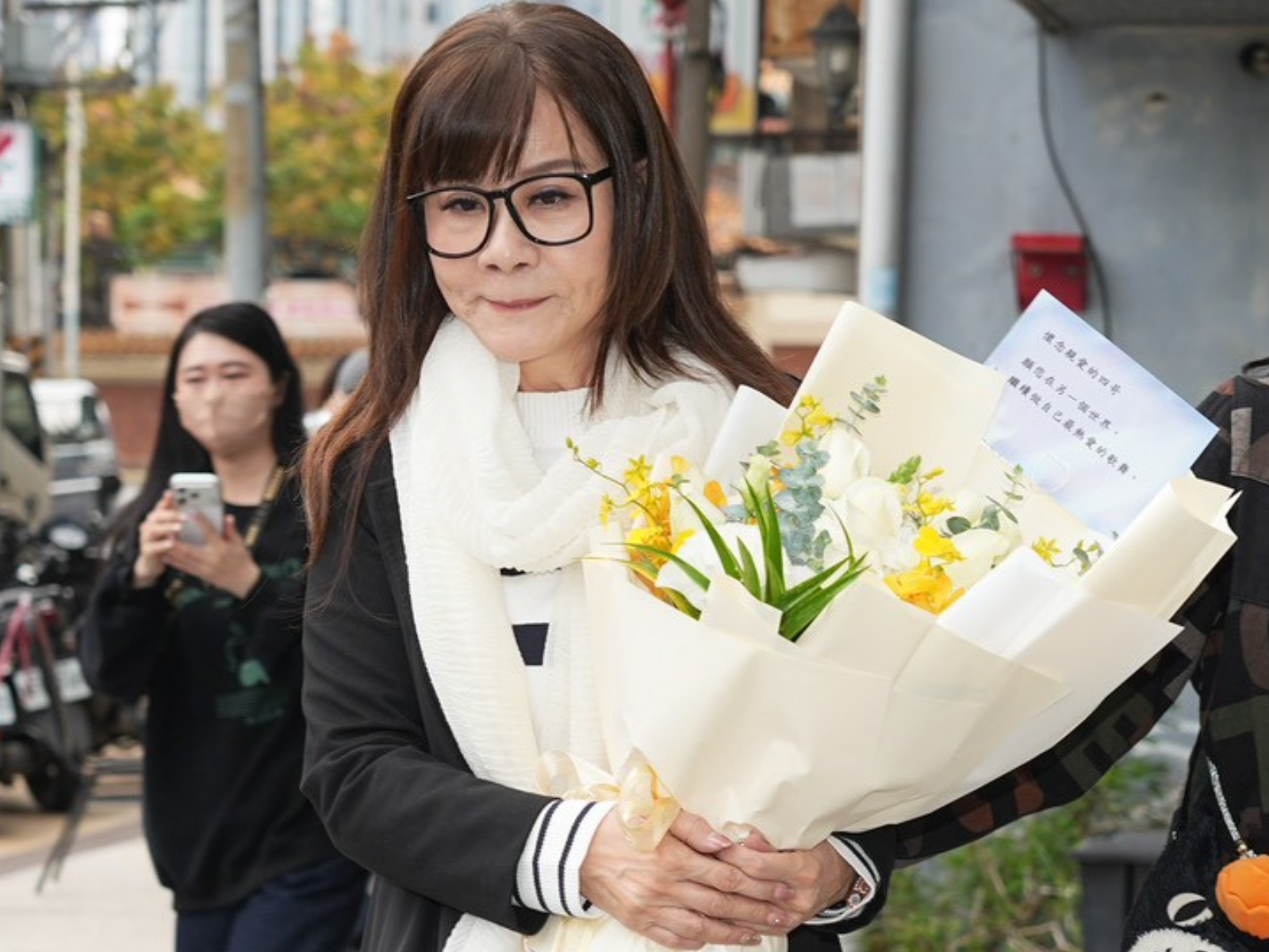 龍千玉來探望曹西平了。（圖／娛樂中心攝）