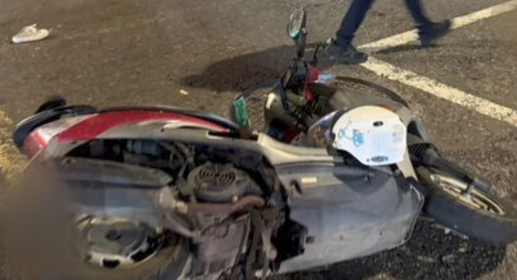 三峽死亡車禍釀1死1傷。（圖／翻攝畫面）