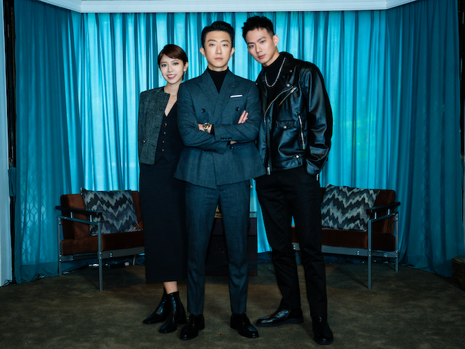 陳孟琪（左起）與張懷秋片中戀愛，吳念軒則是懷秋的得力助手。（圖／曼尼娛樂提供）