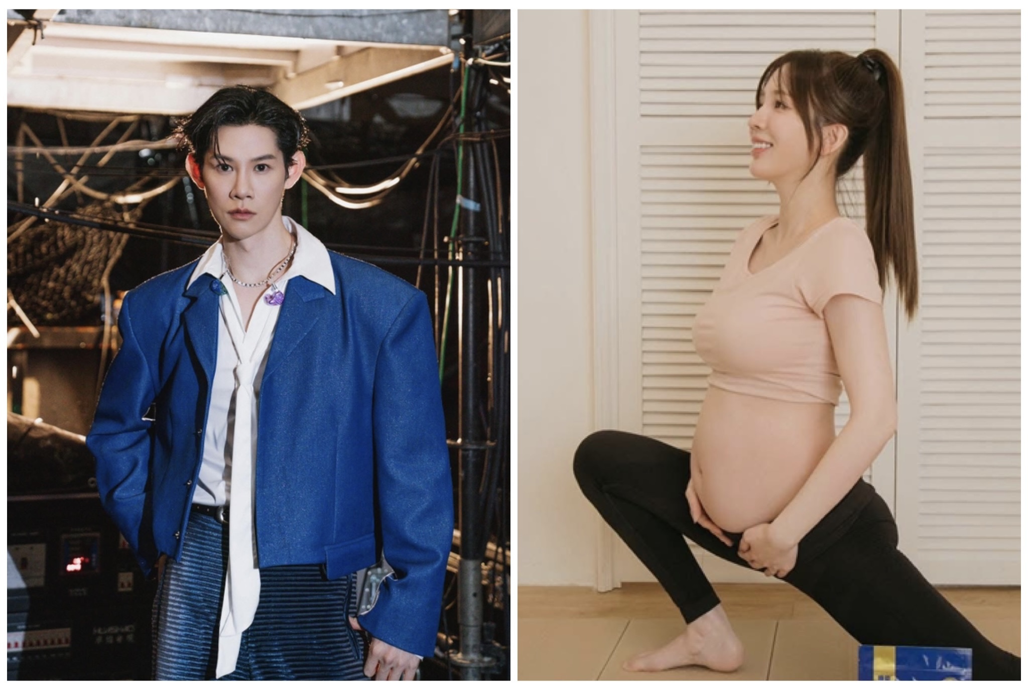 懷孕8個月的愛雅遭網友威脅「ㄧ屍兩命」急報案，鄰居好友夏和熙回應此事。（圖／翻攝自臉書）