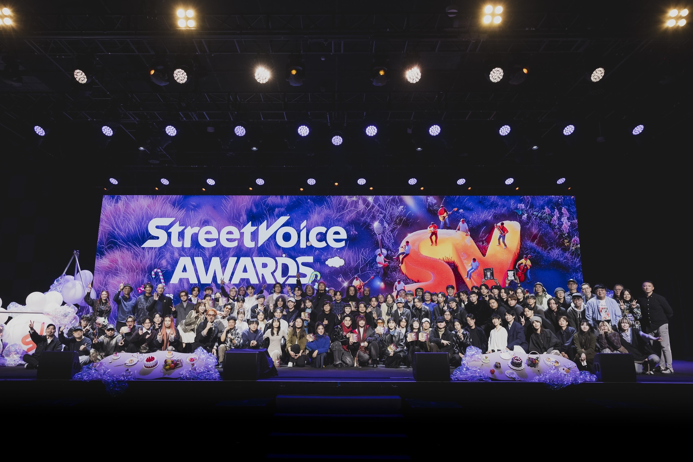 與會音樂人大合照。（圖／StreetVoice街聲提供）