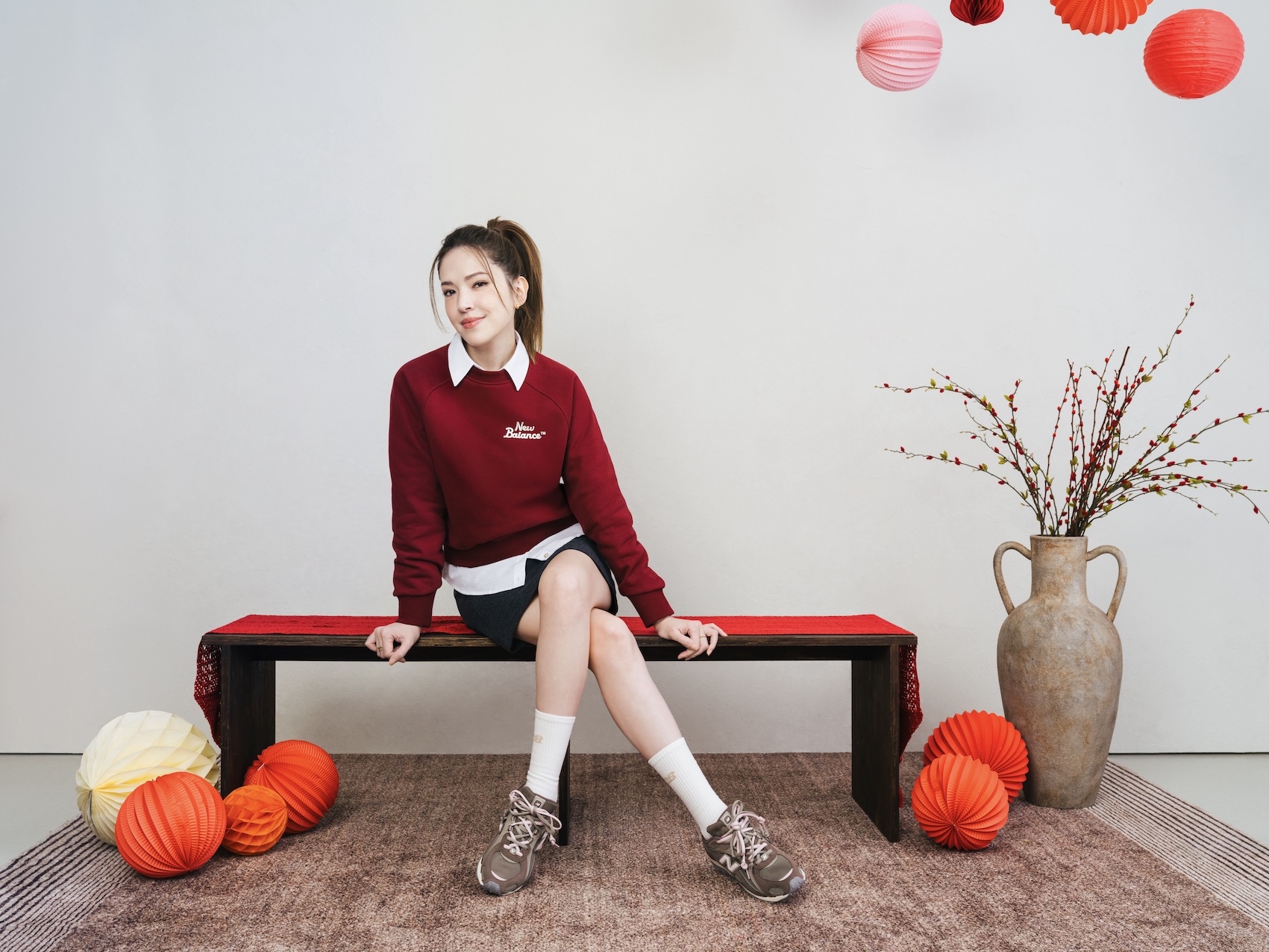 去年升格當公司老闆的許瑋甯,新的年度課題是在工作與家庭生活中找平衡。(圖/New Balance提供)