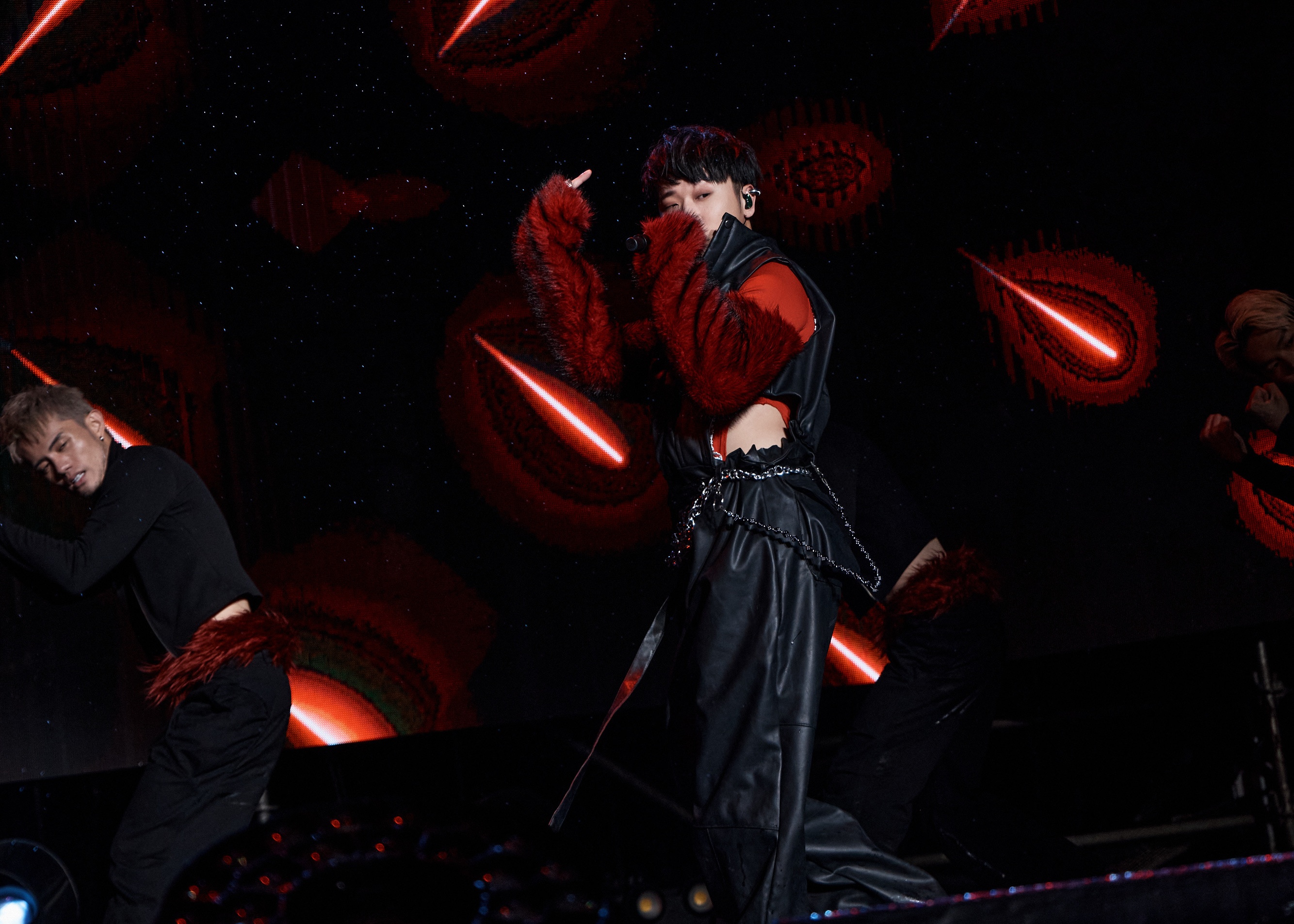 小賴在10度雨中辣舞迎接2026。（圖／星向音樂國際提供）