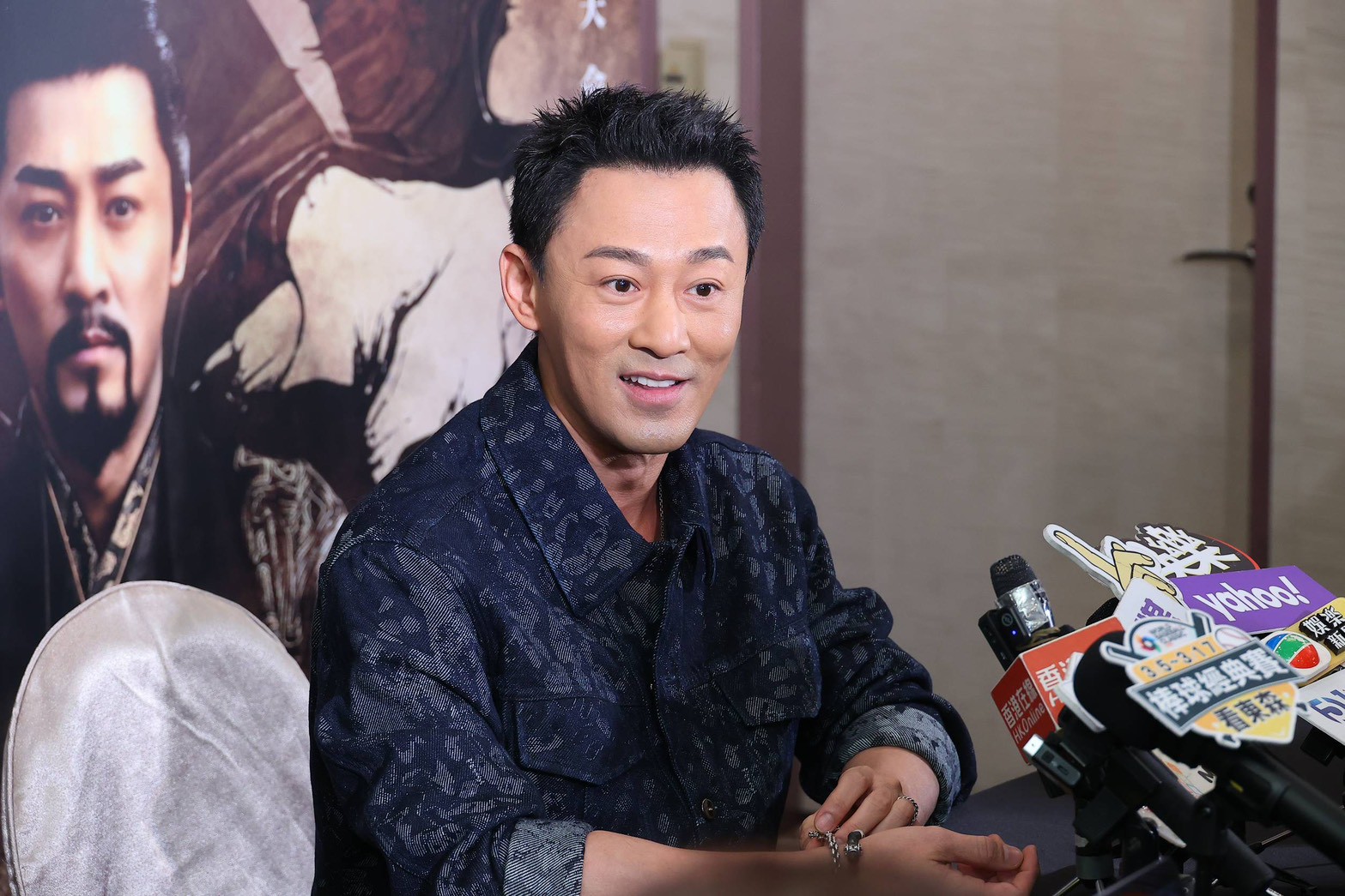 林峯首次為電影宣傳來台。（圖／娛樂中心攝）
