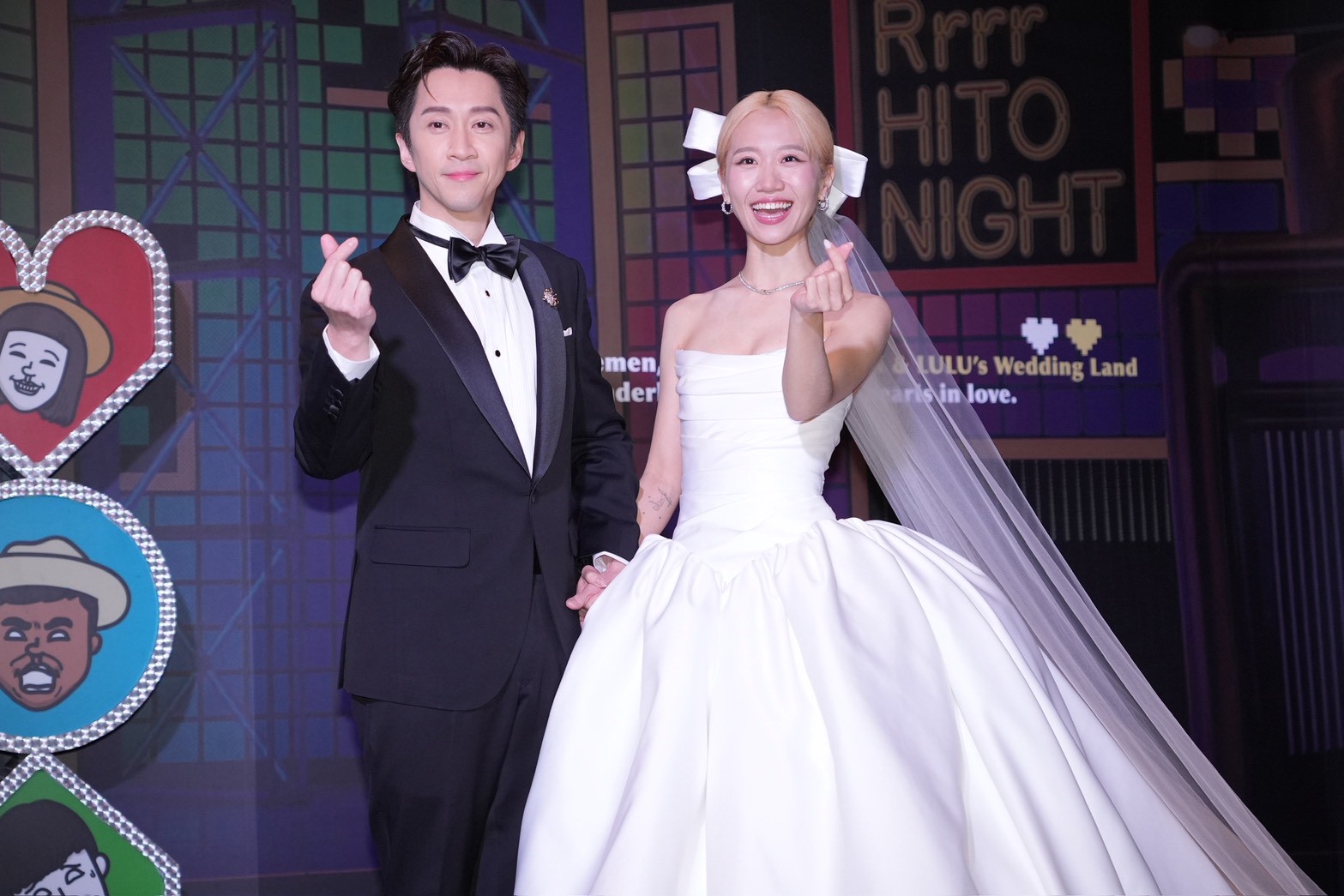 陳漢典、Lulu在東方文華舉辦豪華婚禮。(圖/記者許方正攝)