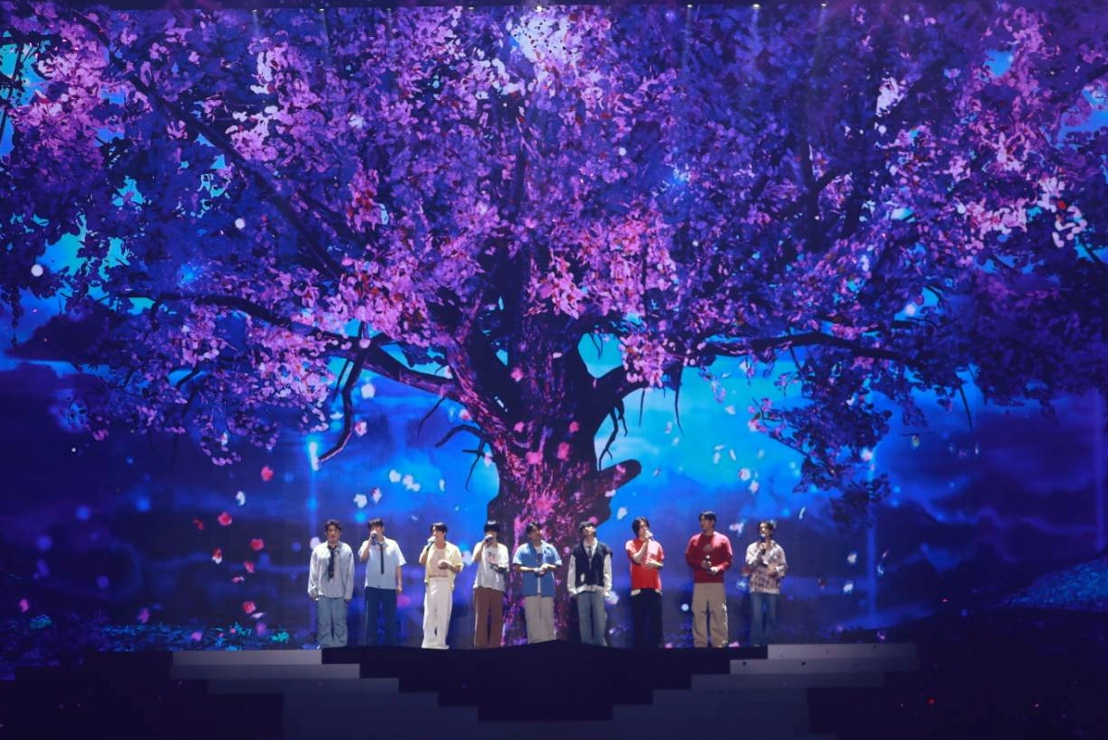 Super Junior 20 週年演唱會高雄場。(圖/讀者提供)