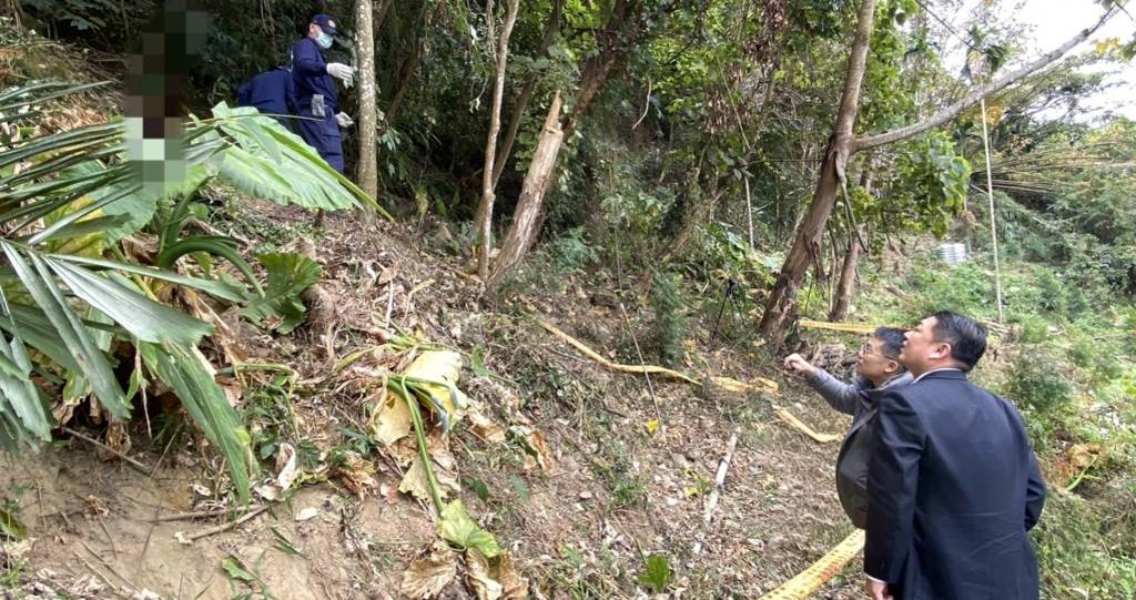 台中太平區發現一具白骨，竟是10年前失蹤的婦人。（圖／翻攝畫面）