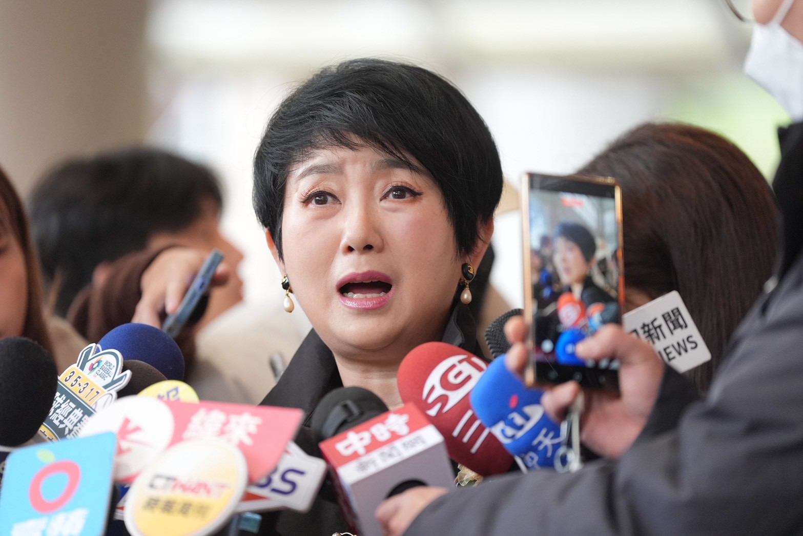 周思潔很感慨。（圖／記者陳明中攝）