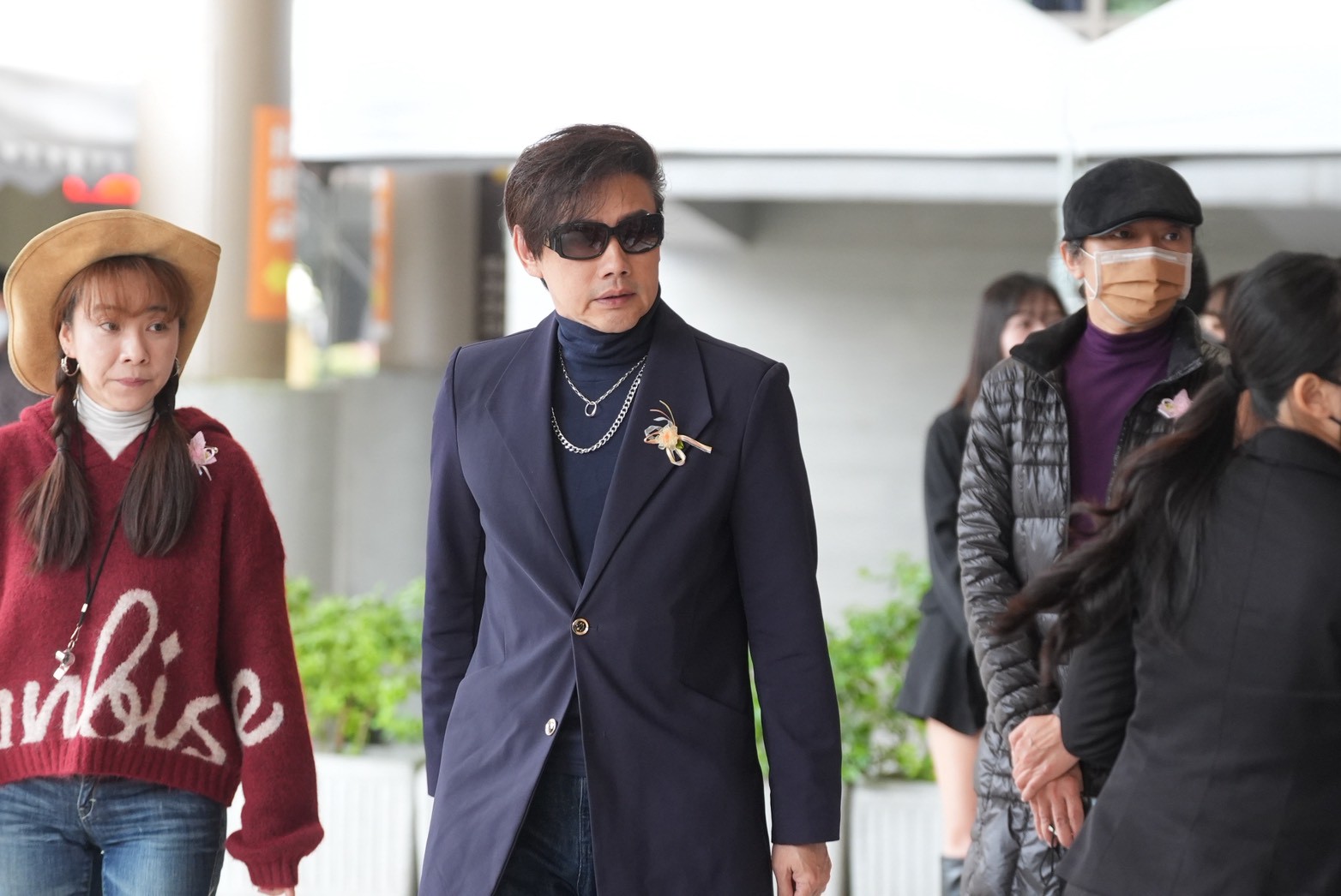 包偉銘送別曹西平低調沒有受訪。（圖／記者陳明中攝）