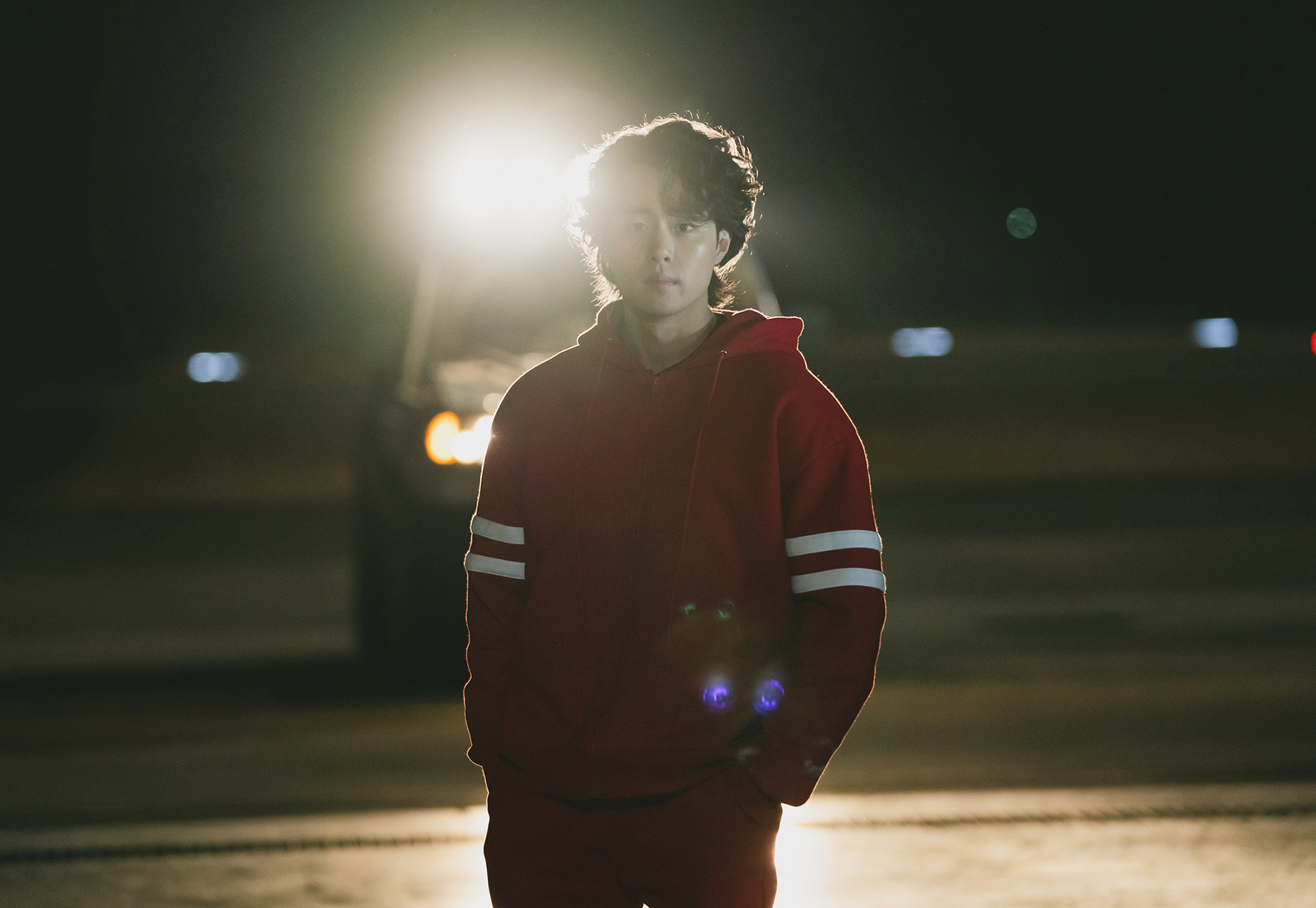 韓國演員趙炳圭在《驅魔麵館》中飾演熱血少年「蘇炆」。（圖／無限暢通娛樂提供）