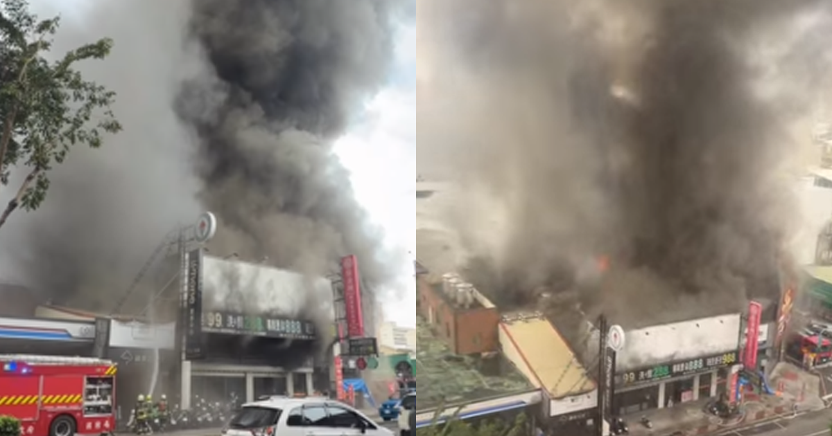 台中火災。（圖／翻攝FB）