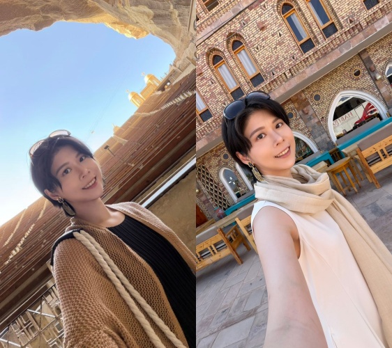 網紅韓璟控訴遭台中一名員警長期騷擾。（圖／翻攝自韓璟臉書）