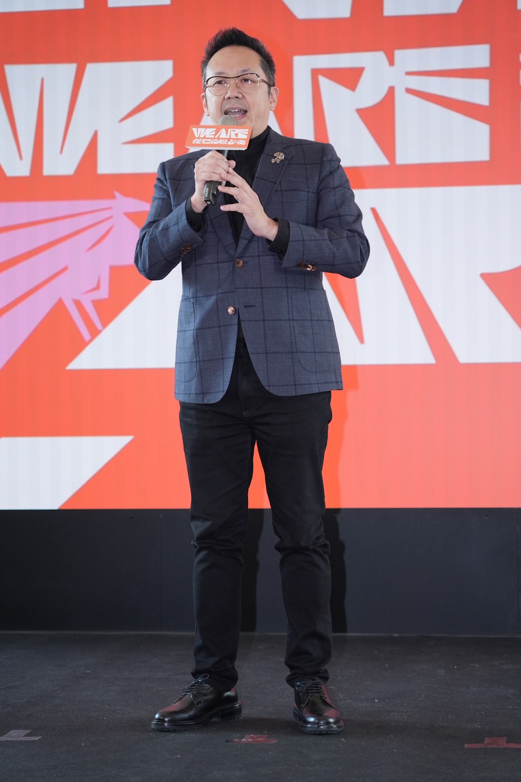 文化總會秘書長李厚慶出席記者會。(圖/記者許方正攝)