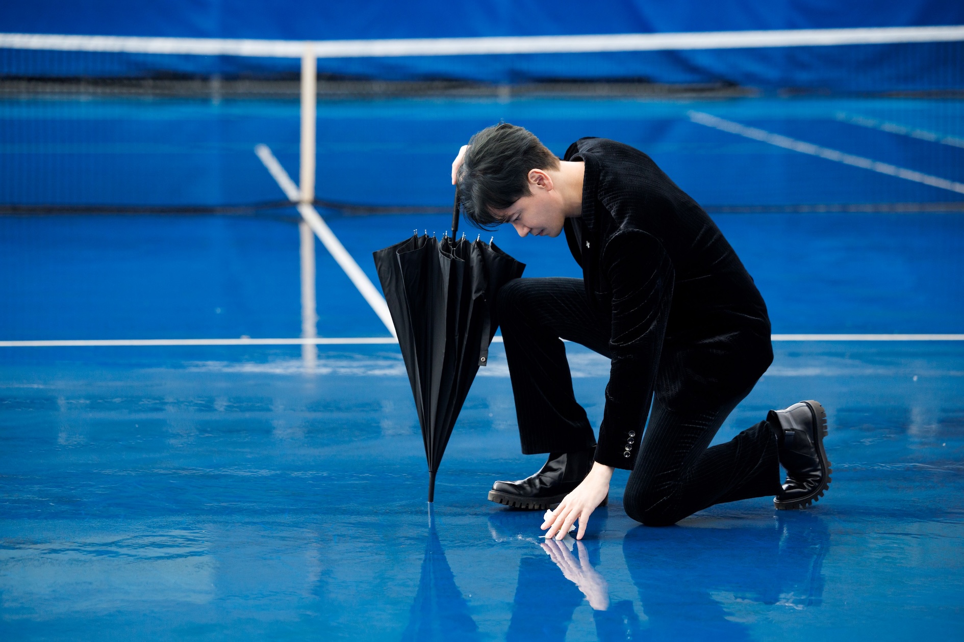 李聖傑自爆曾在近40度高溫狂練球  竟然「二度灼傷」送醫治療。（圖／華納提供）