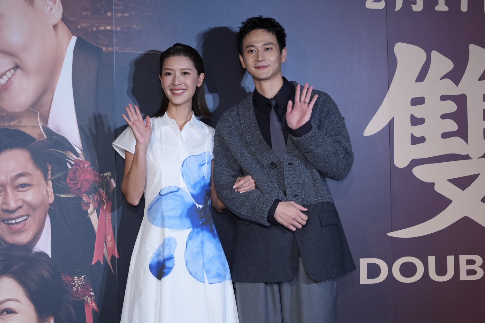 劉冠廷、余香凝在《雙囍》中飾演崩潰的新婚夫妻。(圖/許方正攝)