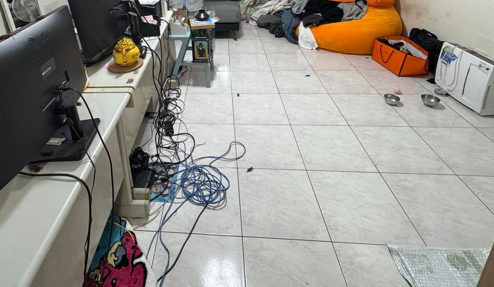 百萬圖文創作者洋蔥為了克服對蟑螂的恐懼,開啟了修行訓練。(圖/翻攝自Onion man臉書)