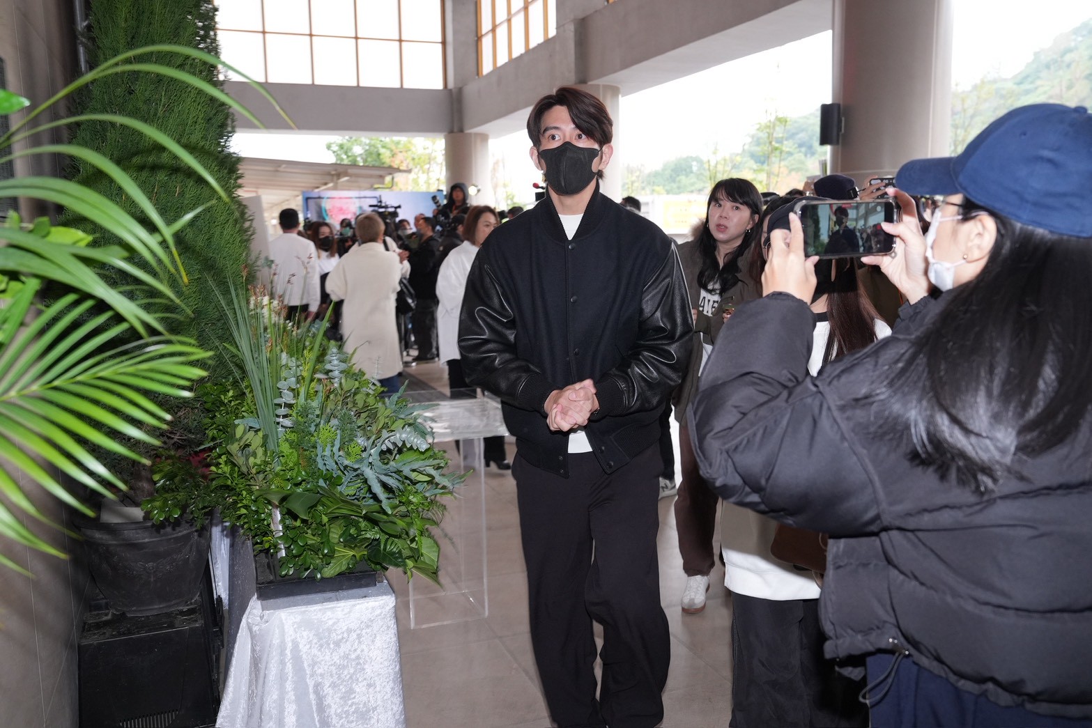 修杰楷深陷閃兵風波後首度露面（圖／許方正攝）