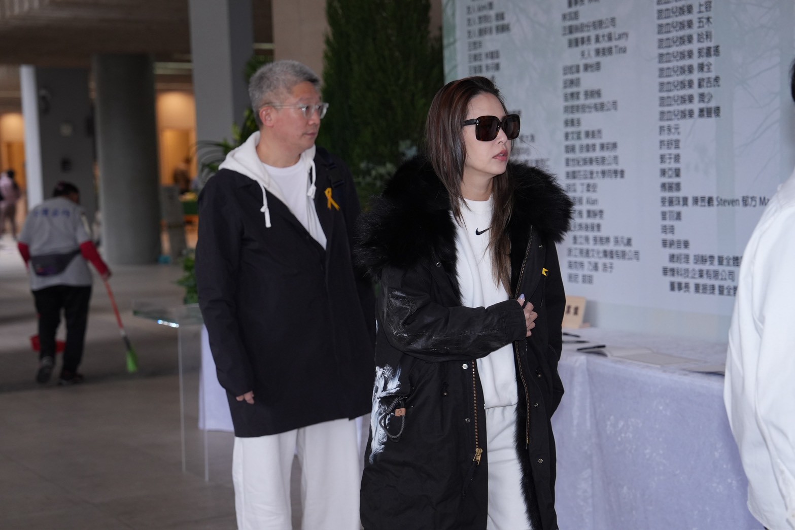 黃小柔表示林光寧生前性格很瀟灑。（圖／許方正攝）