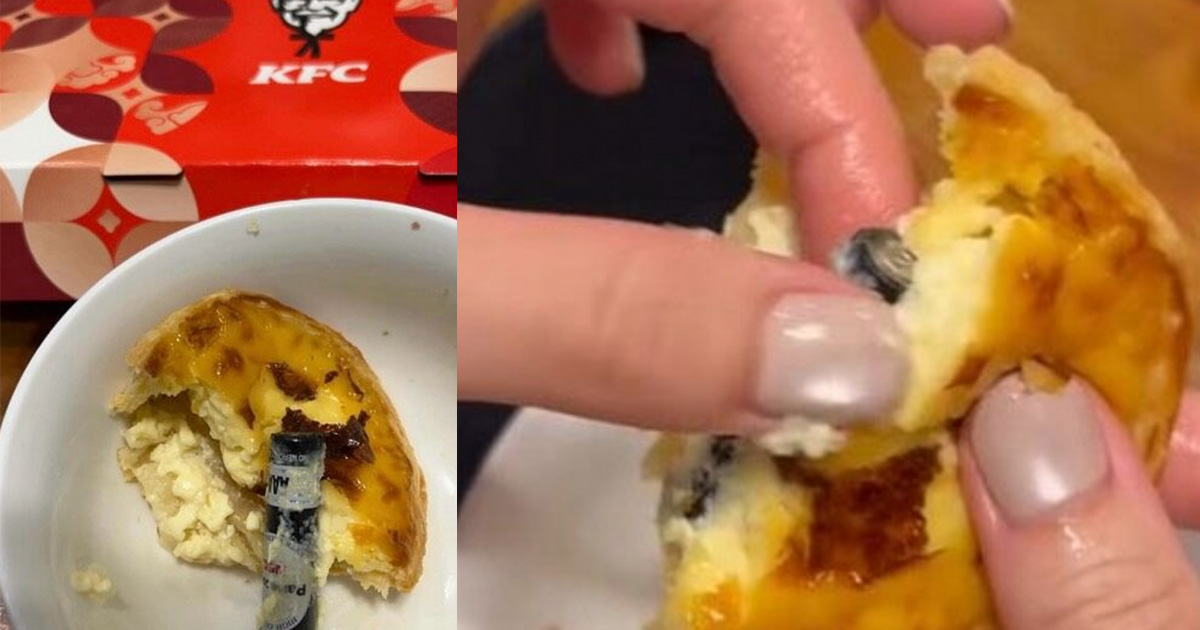 蛋撻內竟有電池。（圖／翻攝Threads）