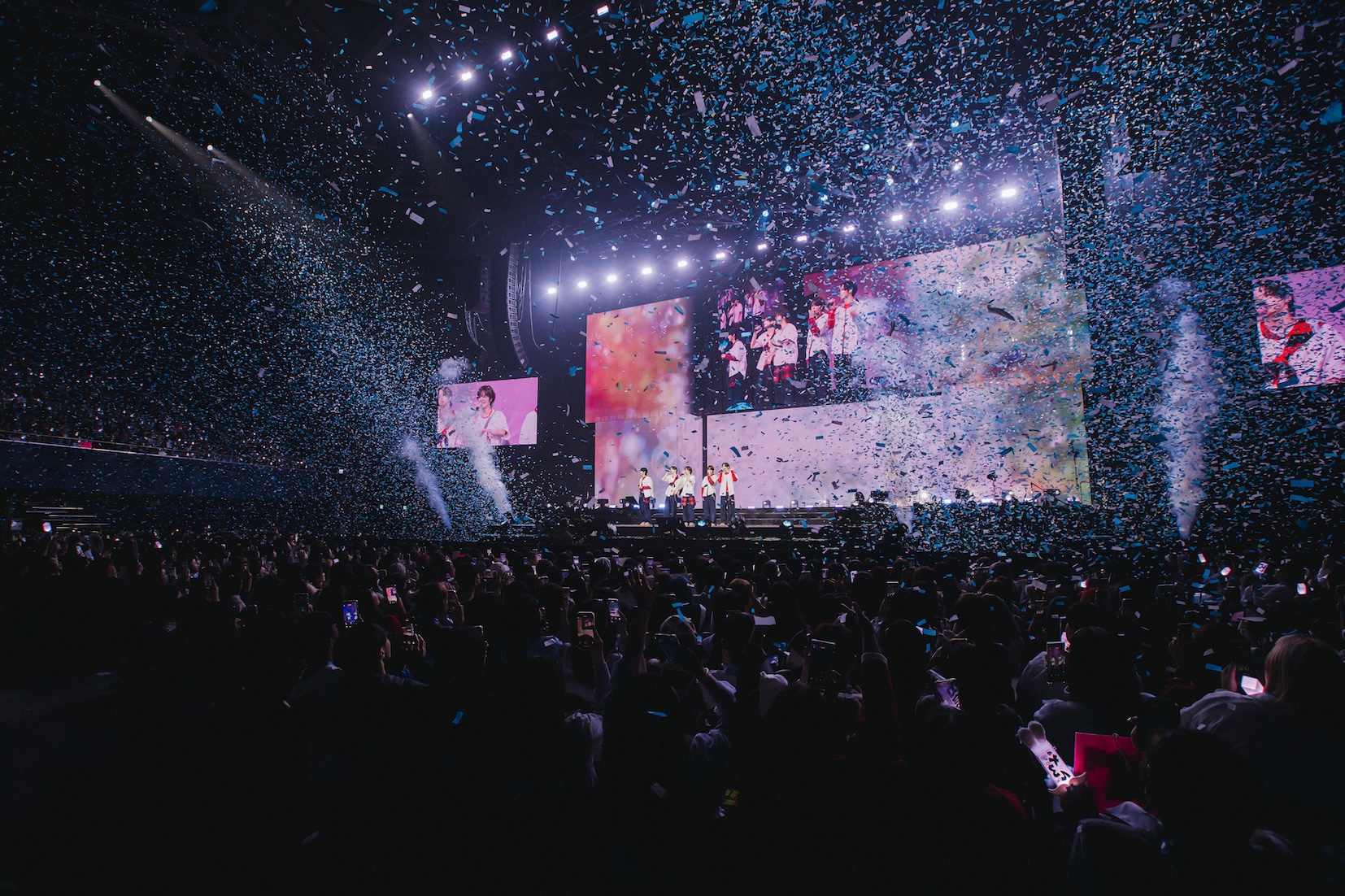 PLEDIS 娛樂旗下男團TWS於高雄流行音樂中心開唱。(圖/D-SHOW提供)