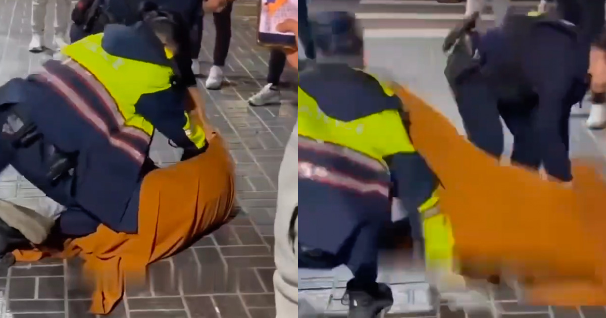 台中比丘涉酒駕肇逃。（圖／翻攝畫面）