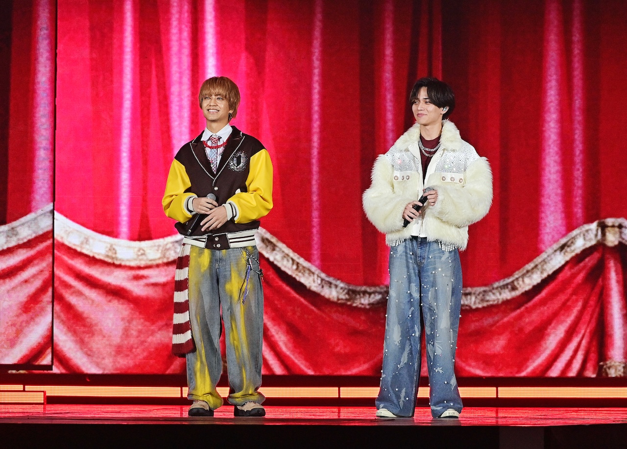 King & Prince開心來台。(圖/台視提供)