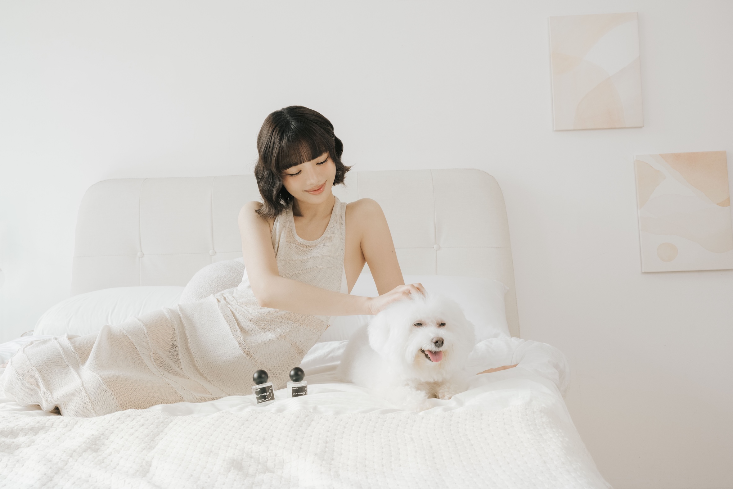 木木首度攜手香氛品牌 「Soothe 時氛」推出聯名香水。(圖/Soothe時氛提供)