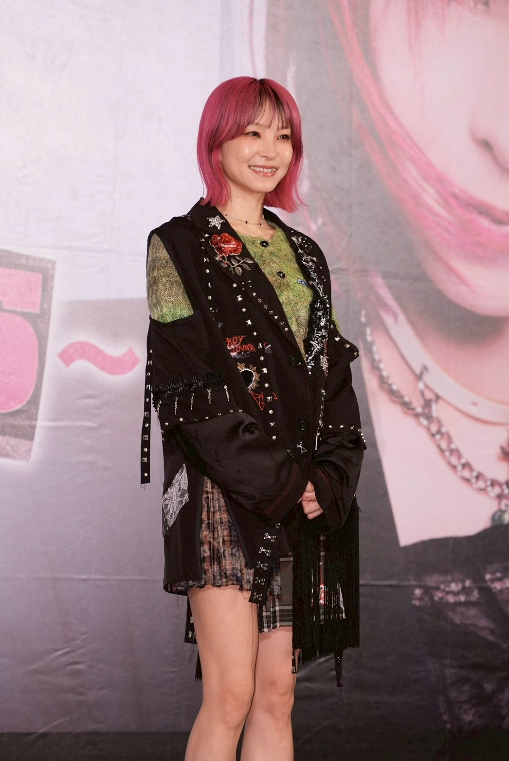 LiSA以流利地中文向粉絲拜年。（圖／記者許方正攝）