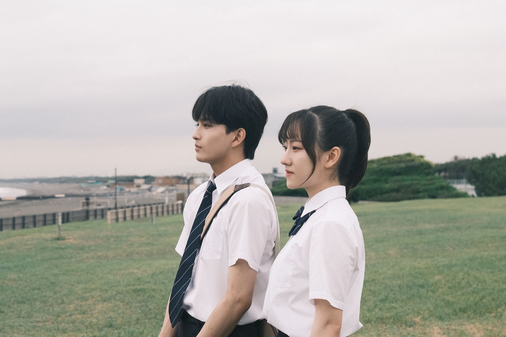 新歌〈星星降落那天 〉遠赴日本拍MV，BELISH對戲日本演員。（圖／BELISH提供）