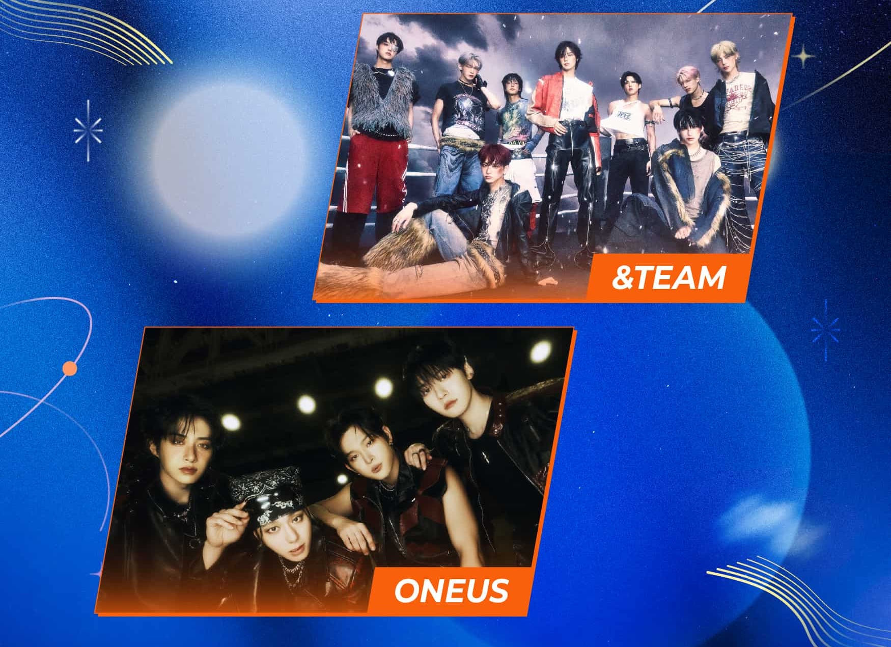 ONEUS、&TEAM同台開唱。(圖/網銀國際影視提供)