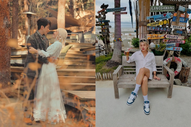 嘻小瓜參加Lulu婚禮包6600元，被網友酸「包太少」。（圖／翻攝自Lulu IG、嘻小瓜臉書）